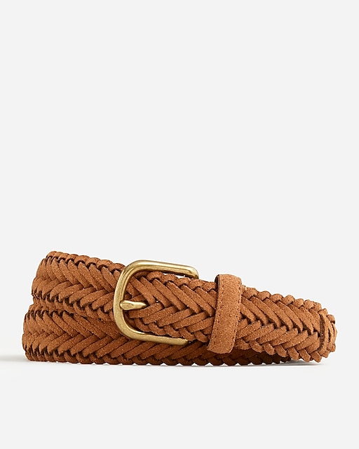 boys Kids' braided leather belt