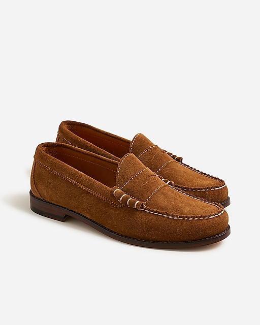 mens Camden suede loafers with leather soles